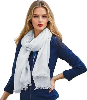 Spring Summer Bamboo Fibre Women's Scarf Made in Italy – Lightweight and Breathable Women's Scarf