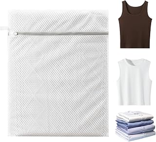 Mesh Laundry Bags Zipper Wash Bag Clothes Organizer Portable Travel Bra Wash Bag Home Gentle Wash Bag 12 x 16 Inch