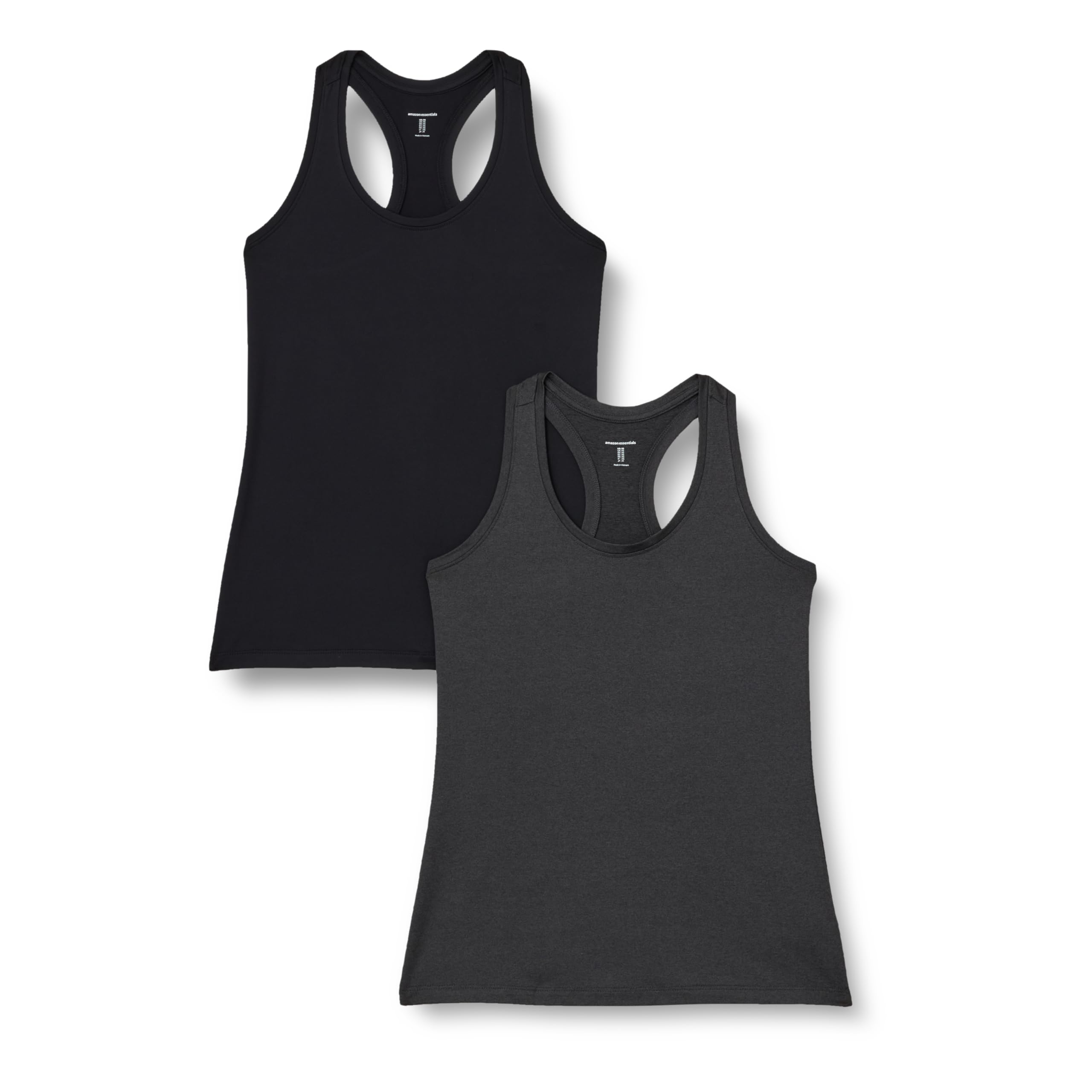 Amazon Essentials Women's Active Quick-Dry Tech-Stretch Sport Racerback Scoop-Ne