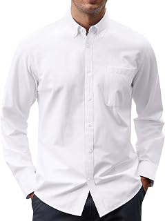 J.VER Men's Linen Shirt Short Sleeve Regular Fit Casual Summer Beach Pocket Navy XXXXXL, navy