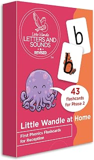 Little Wandle at Home First Phonics Flashcards for Reception: Phases 2 and 3 (Big Cat Phonics for Little Wandle Letters and Sounds Revised)