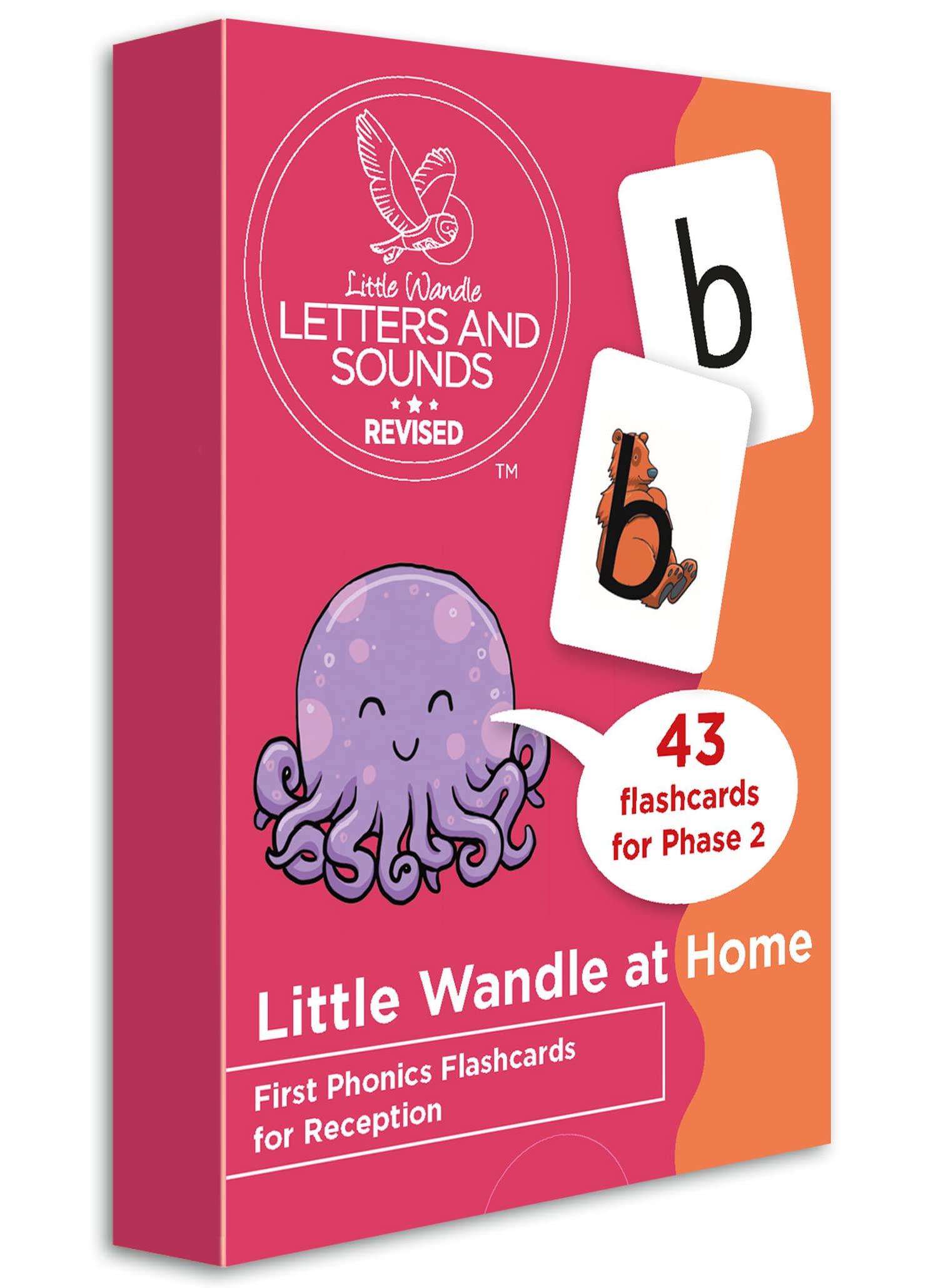 Little Wandle at Home First Phonics Flashcards for Reception: Phases 2 and 3 (Bi