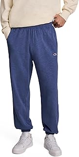 Champion Men's Modern Retro 100% Washed Cotton Pants, Loose Fit