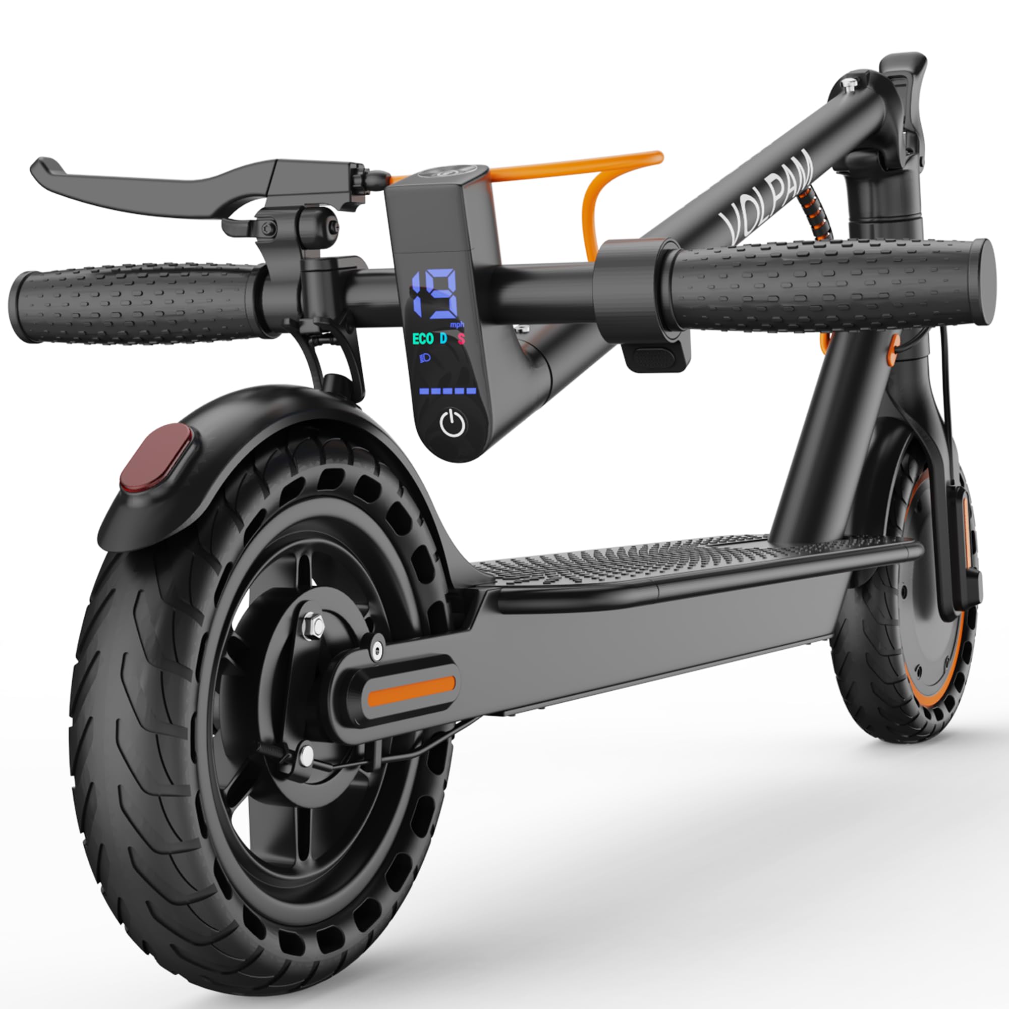 VOLPAM Electric Scooter, 350W/500W Motor, 21/28/40 Miles Long Range | 19 MPH Max