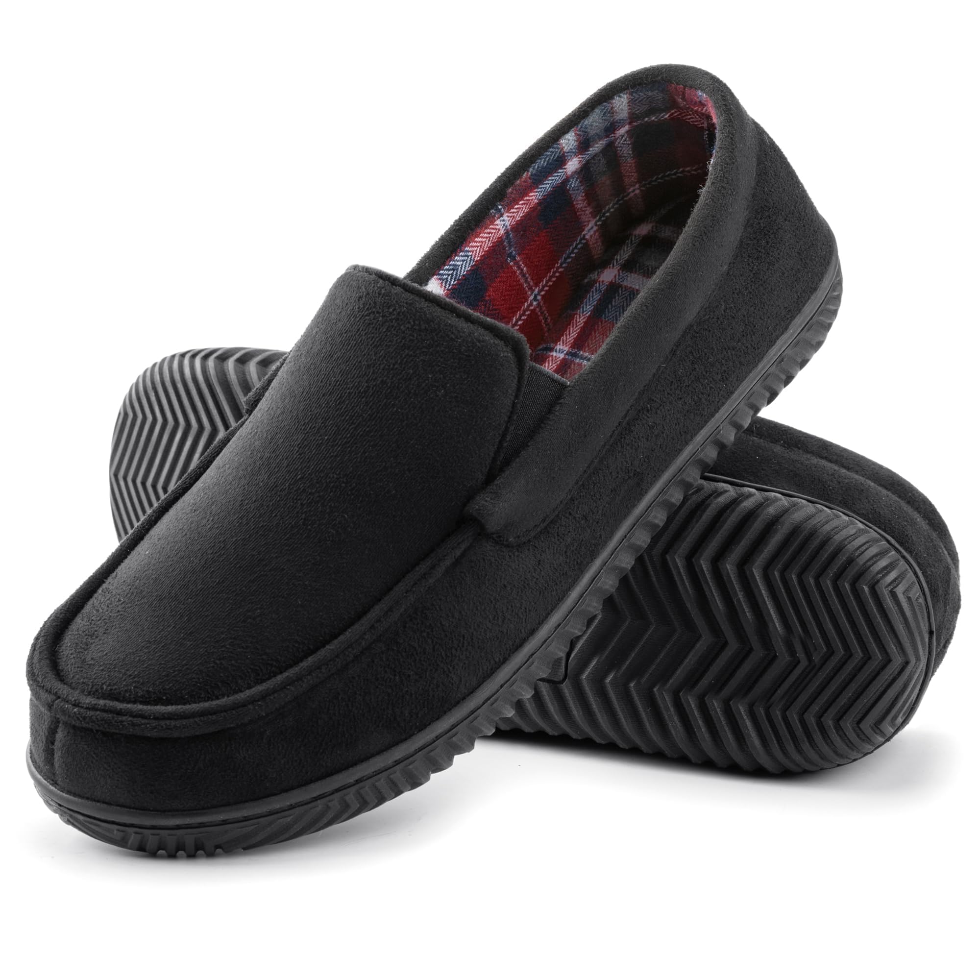 RockDove Men's Alexander Flannel Lined Loafer Slipper