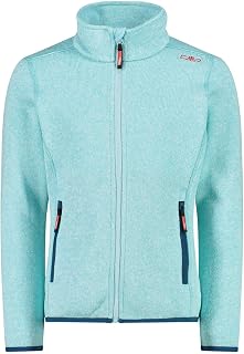 CMP Girl's Children's Knit-tech Jacket With Fixed Hood KID G JACKET FIX HOOD