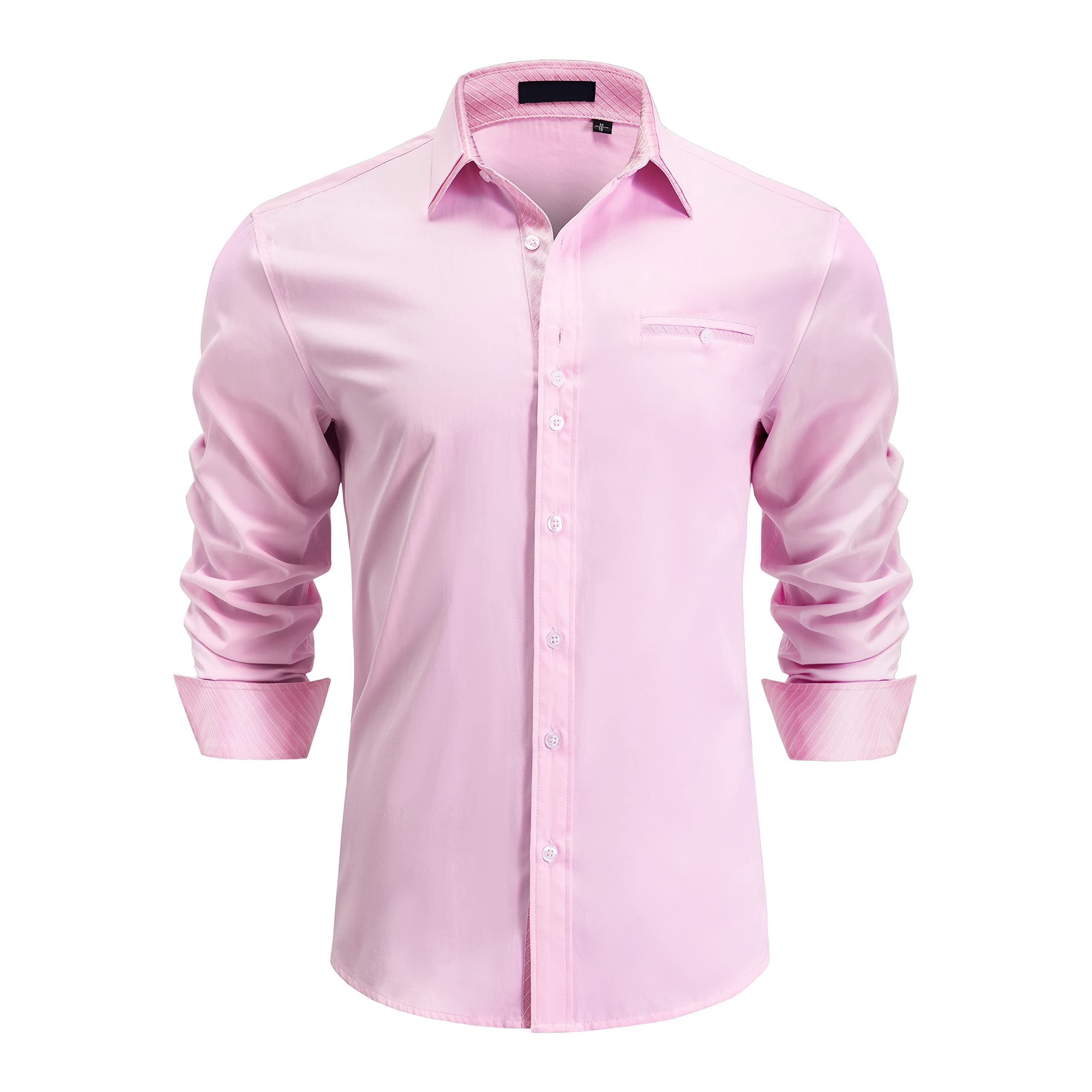 Enlision Men's Dress Shirts Long Sleeve Shirt Casual Regular Fit Shirts