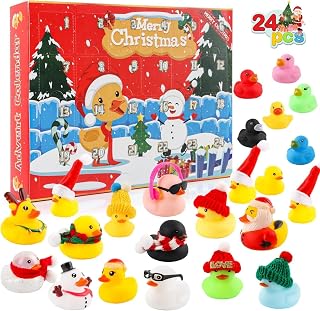SULOLI Advent Calendar 2026 Kids,Rubber Duck Advent Calendar 2026 Christmas Novelty Gifts