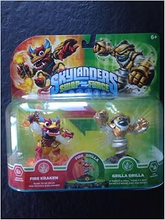 Skylanders SWAP Force 2 Pack (SWAP-able) Grilla Drilla and Fire Kraken
