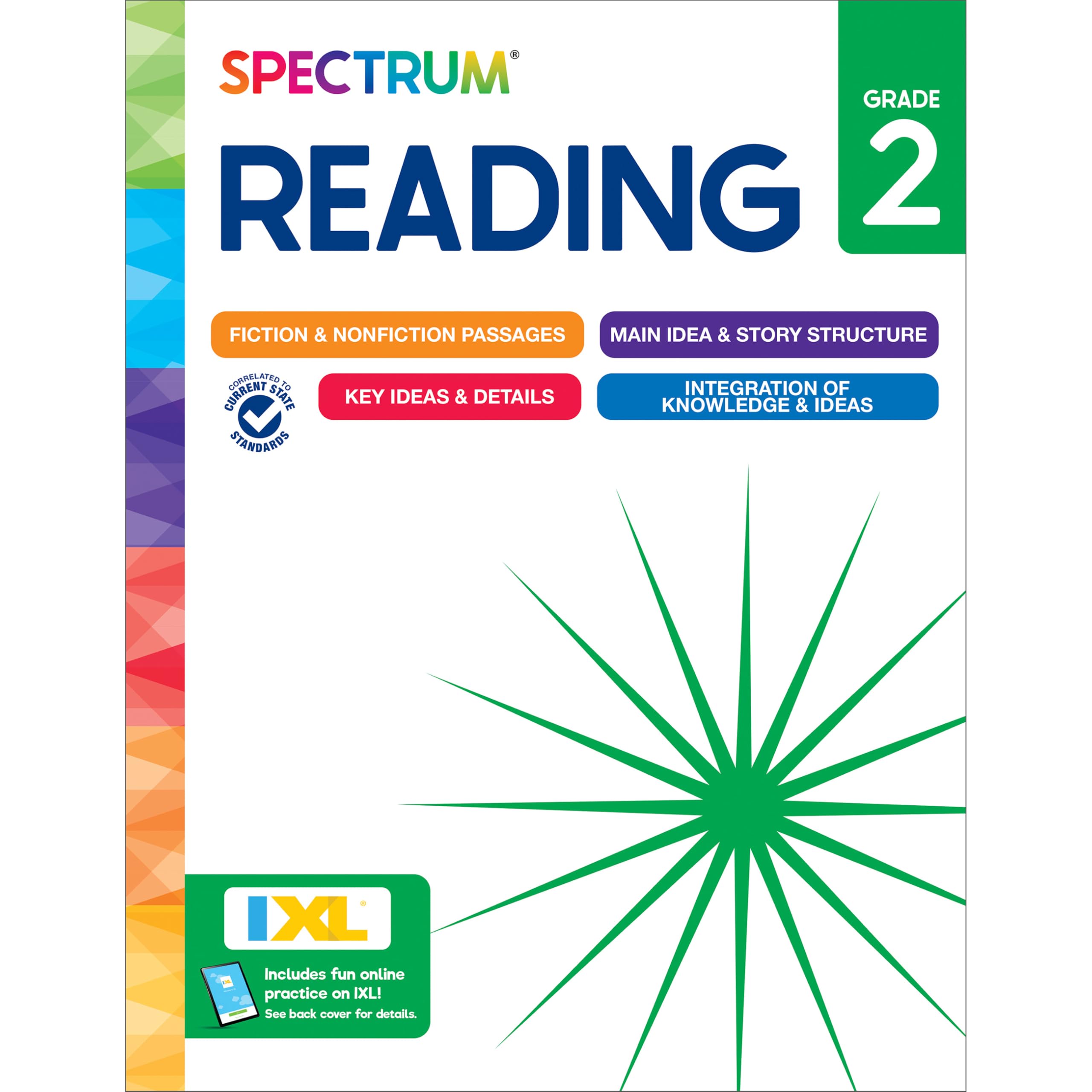 Spectrum Reading 2nd Grade Workbook, Activity Book Covering Nonfiction and Ficti