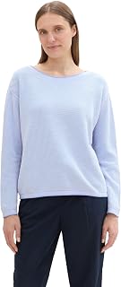 TOM Tailor 1030507 Women's Ruched Detail Sweatshirt (Pack of 1)