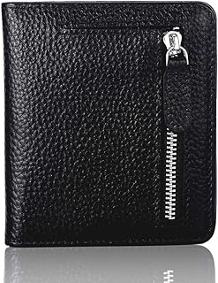 FUNTOR Small Wallets for Women, Ladies Small Compact Bifold Pocket RFID Blocking Genuine Leather Wallet for Women