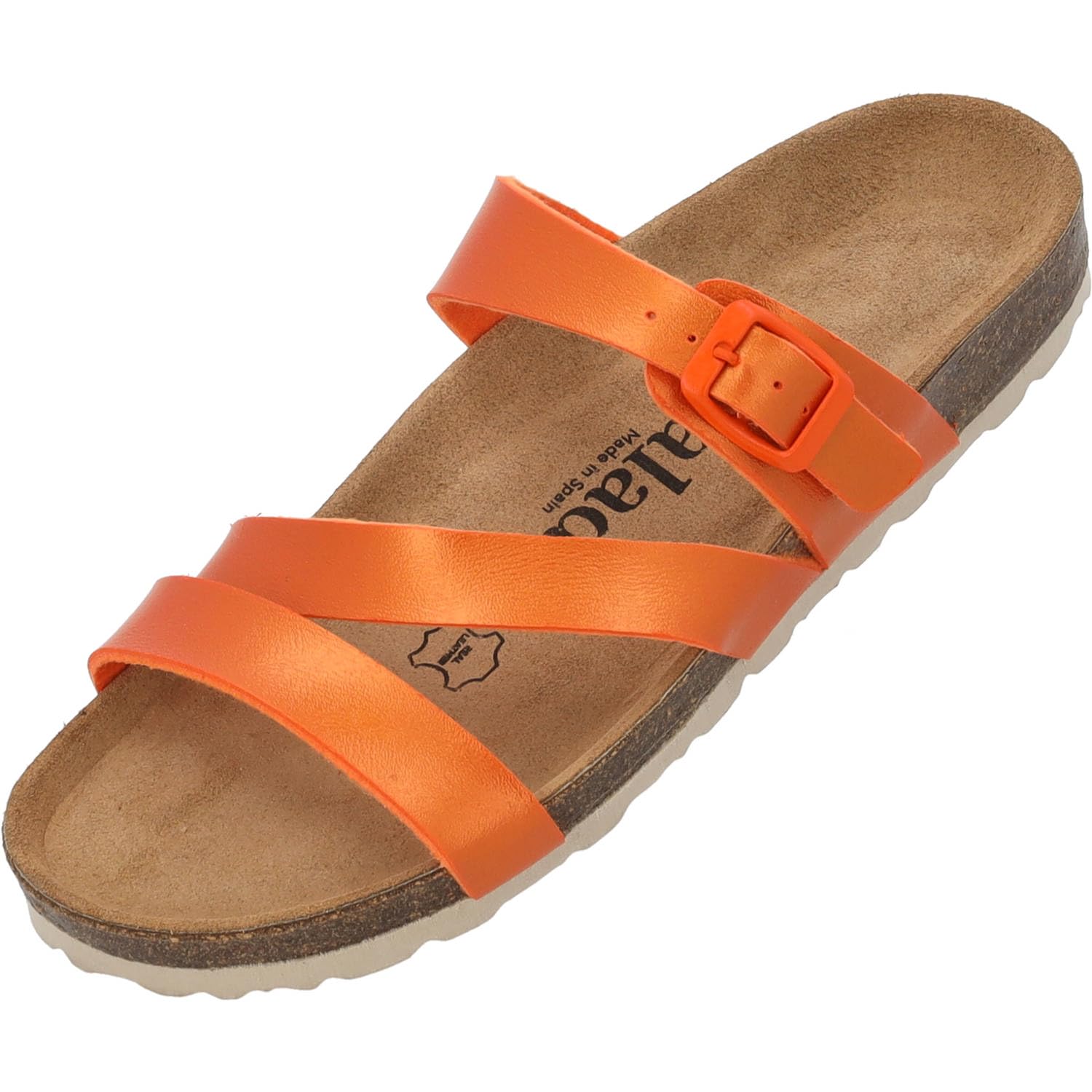 Palado Ikaria women's flip flops, fashion mules with natural cork sole, women's 