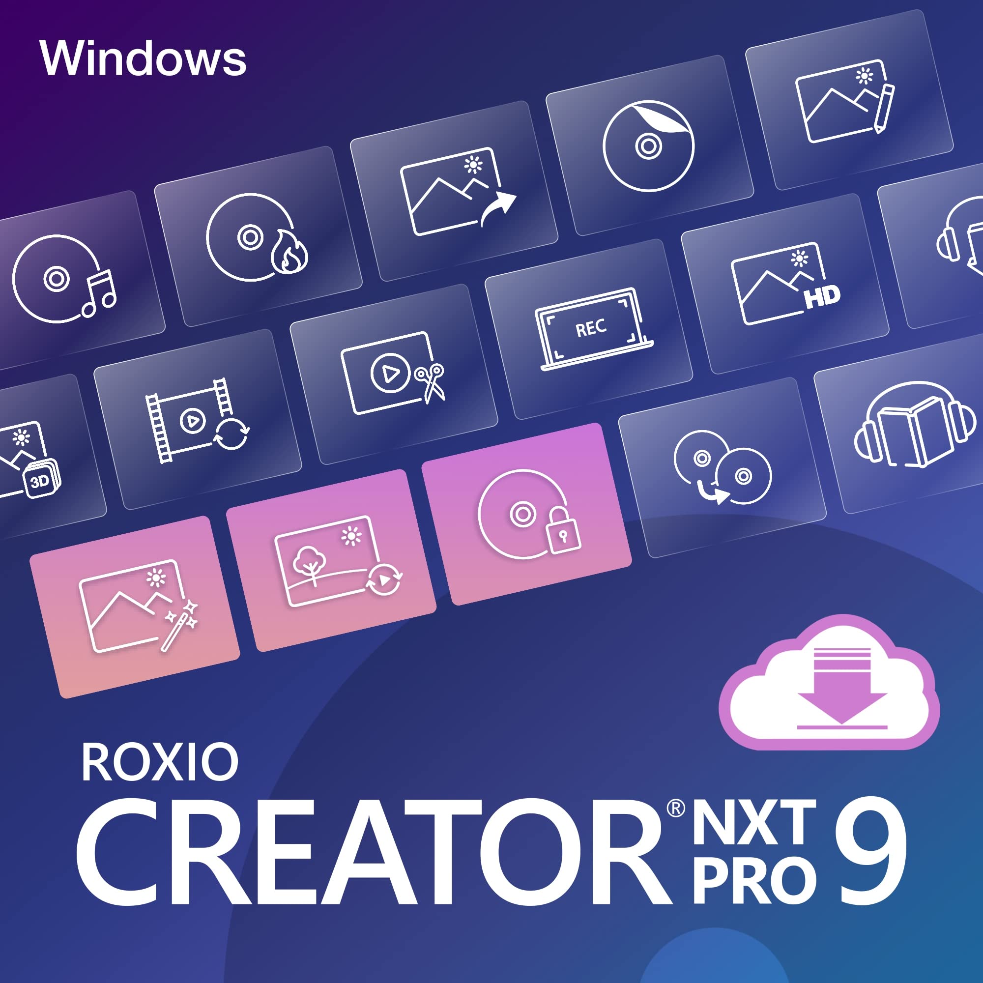 Roxio Creator NXT Pro 9 | Multimedia Suite + Photo Editor and CD/DVD Disc Burnin