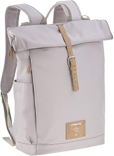 LÄSSIG Baby changing backpack with changing mat, pram attachment, bottle warmer water-repellent sustainably produced/Rolltop Backpack