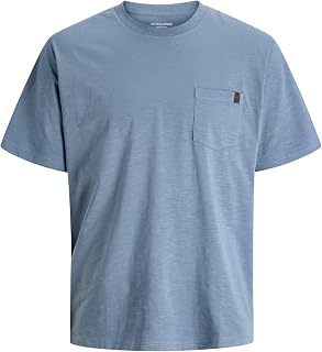 JACK & JONES JJEDOVER Men's Slub Tee SS Noos