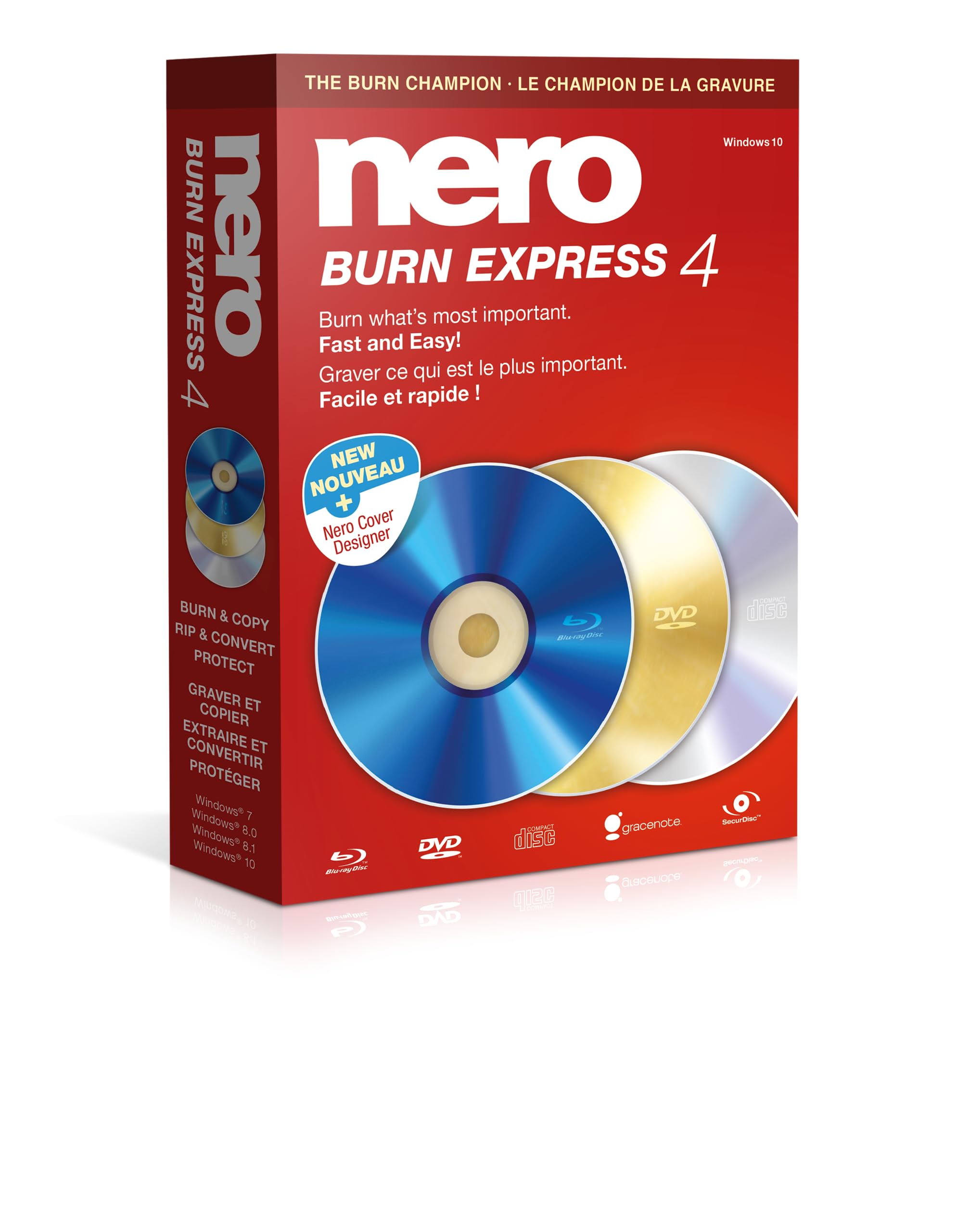 Nero Burn Express 4 - Burn | Copy | Rip | Convert | Backup | Protect for movies,