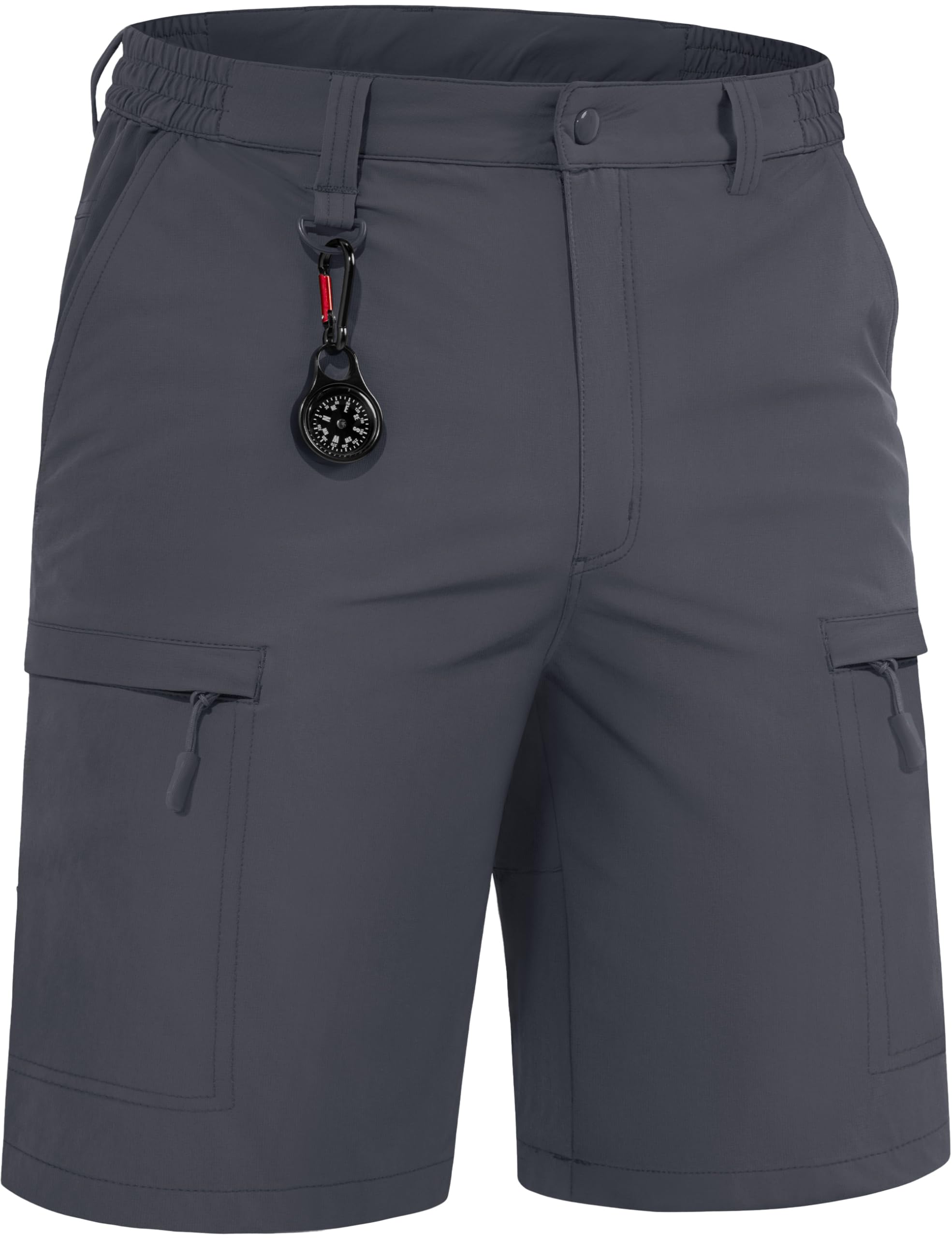 TACVASEN Men's Shorts Lightweight Quick Dry Stretch Cargo Shorts with 5 Pockets 