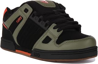DVS Men's Celsius Sneaker, Black Olive Orange, 13 UK