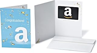 Amazon.co.uk Gift Card for Any Amount in a Congratulations Greeting Card