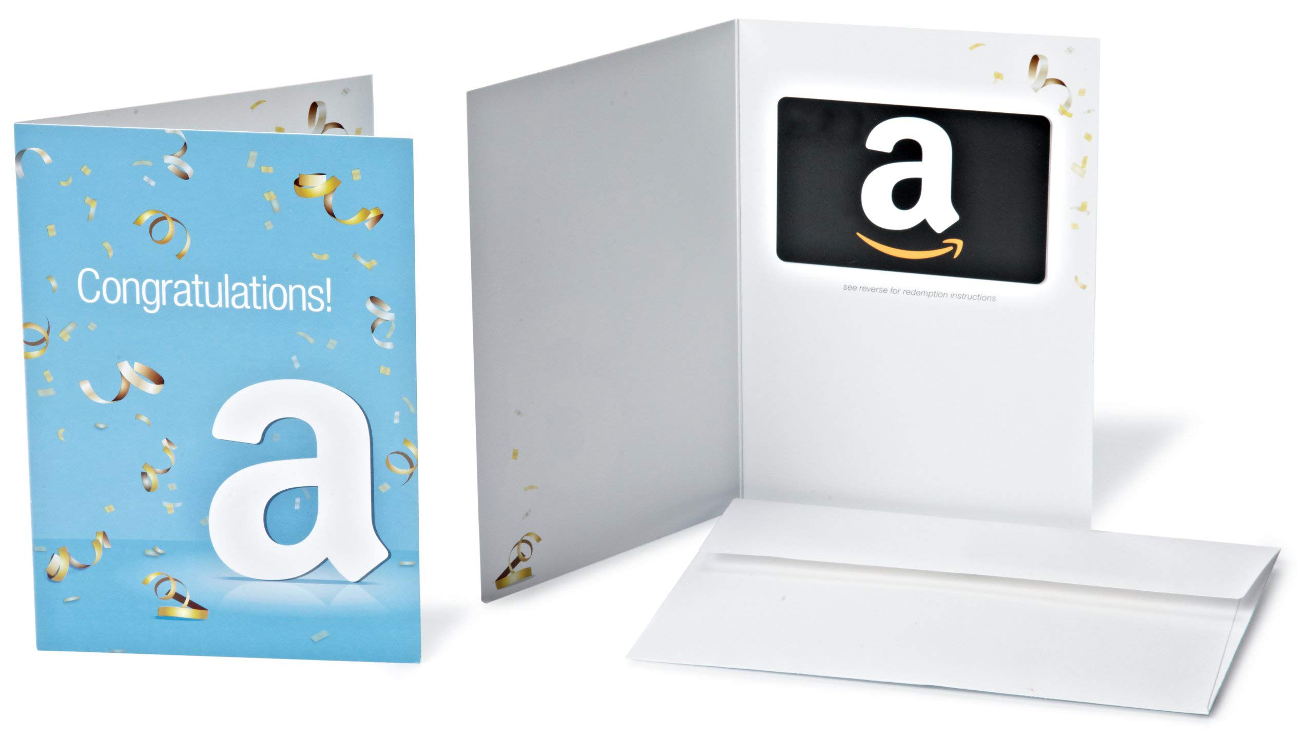 Amazon.co.uk Gift Card for Any Amount in a Congratulations Greeting Card