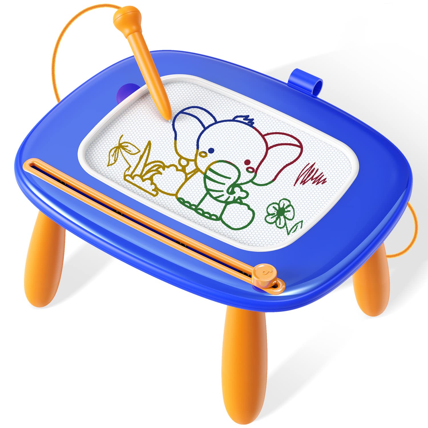 Seimome Toddlers Toys Ages 1-3, Magnetic Drawing Board, Doodle Board Pad Learnin
