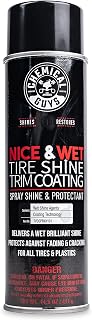 Chemical Guys, Nice &amp; Wet Tire Shine Coating for Rubber &amp; Trim, 14.5 oz | Wet-look coating revives tires, trim, rubber, plastic and vinyl with deep gloss and a protective layer