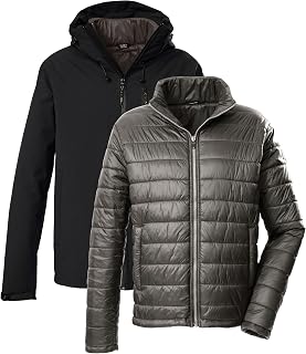 killtec Kow 95 Mn Jckt Chaqueta de exterior/3 en 1 chaqueta funcional con capucha y chaqueta acolchada con cremallera Hombre (Pack de 1)