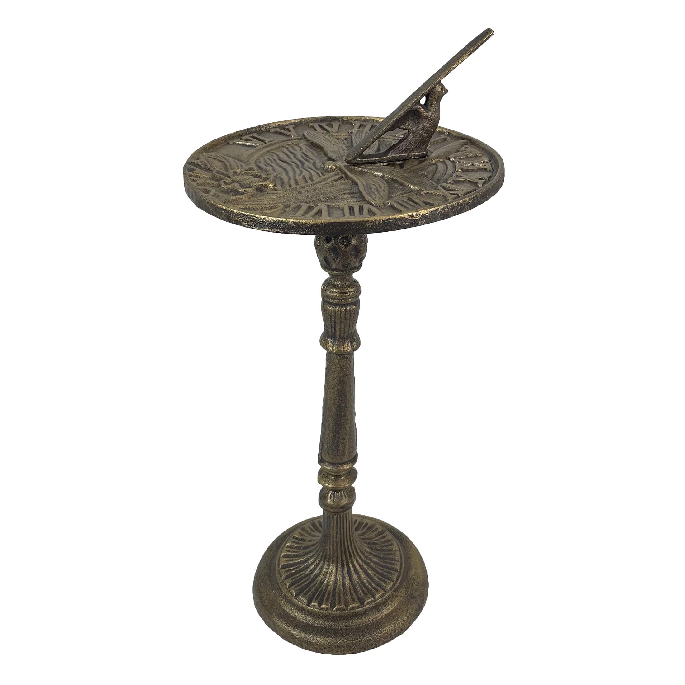 Zeckos 21-Inch Cast Iron Bronze Dragonfly Sundial: A Unique Blend of Artistry an