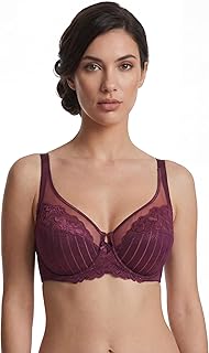 Selene, Mariluz Collection Women's Lace Minimizer Bra with Underwire and Non-Padded