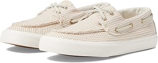 Sperry Men's Bahama II Seasonal Sneaker, White Gingham, 12