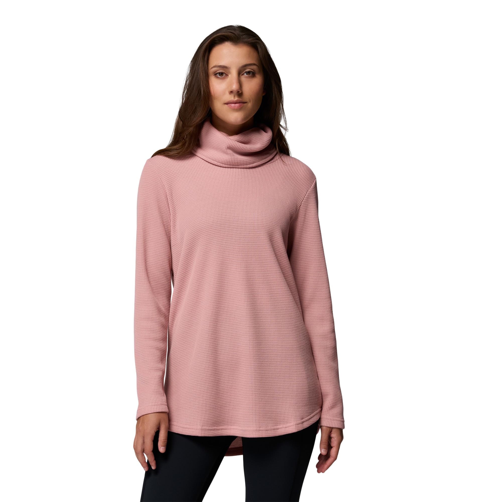 Columbia Womens Holly Hideaway Waffle Cowl Neck Pullover