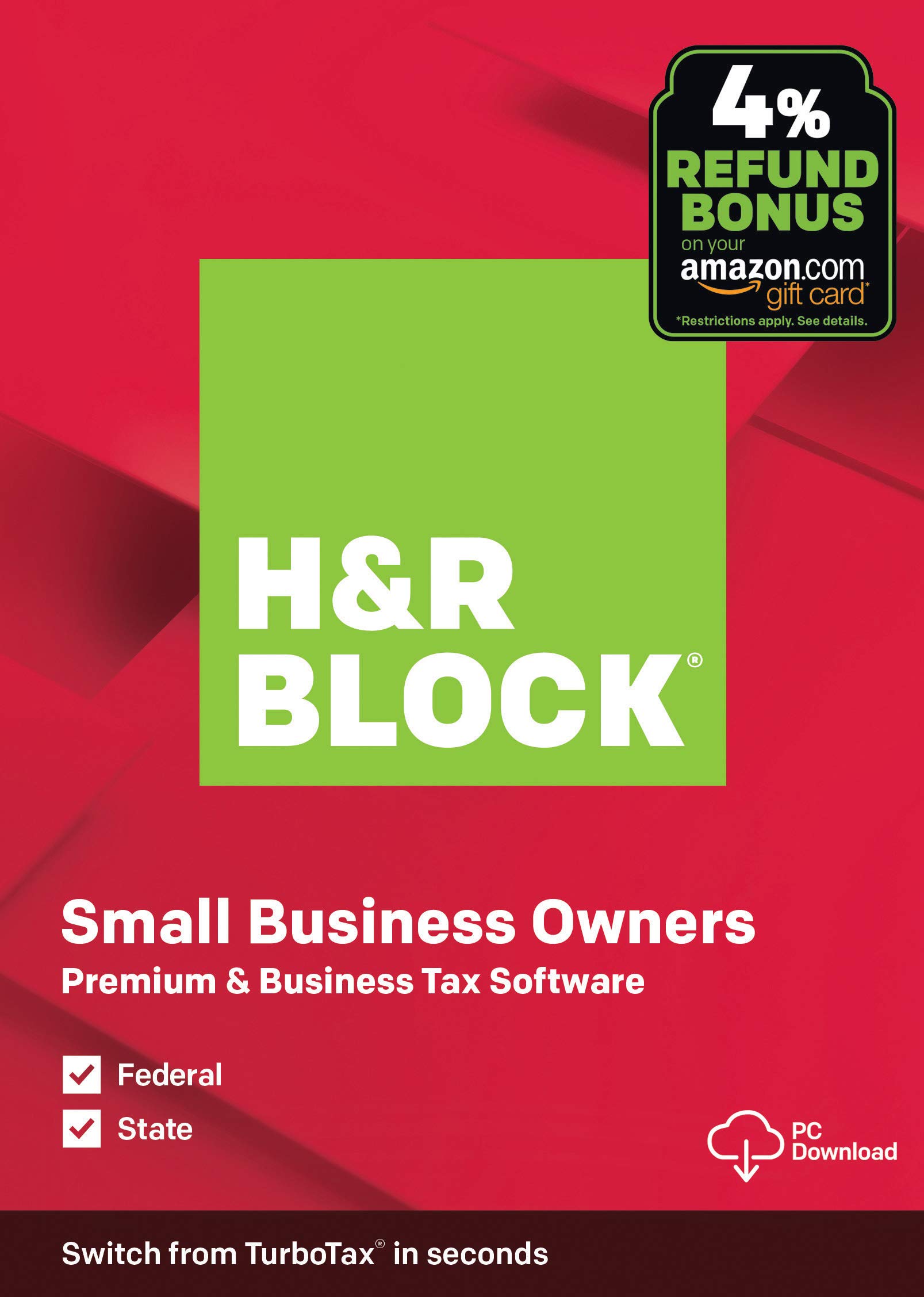 H&R Block Tax Software Premium & Business 2019 Win [PC Online code]