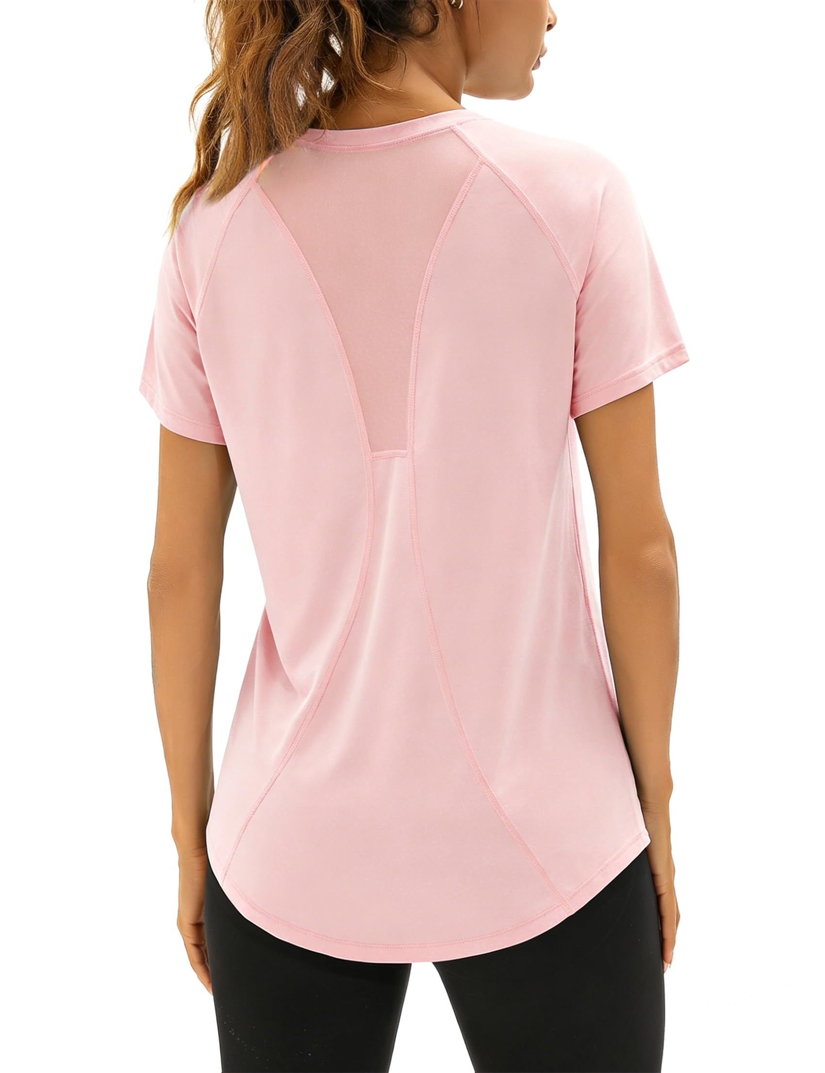 Women's Sports V-Neck Short Sleeve Quick Dry T-Shirt