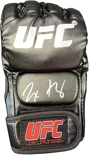 Autographed/Signed Max Holloway UFC MMA Black Fighting Glove Beckett BAS COA Auto