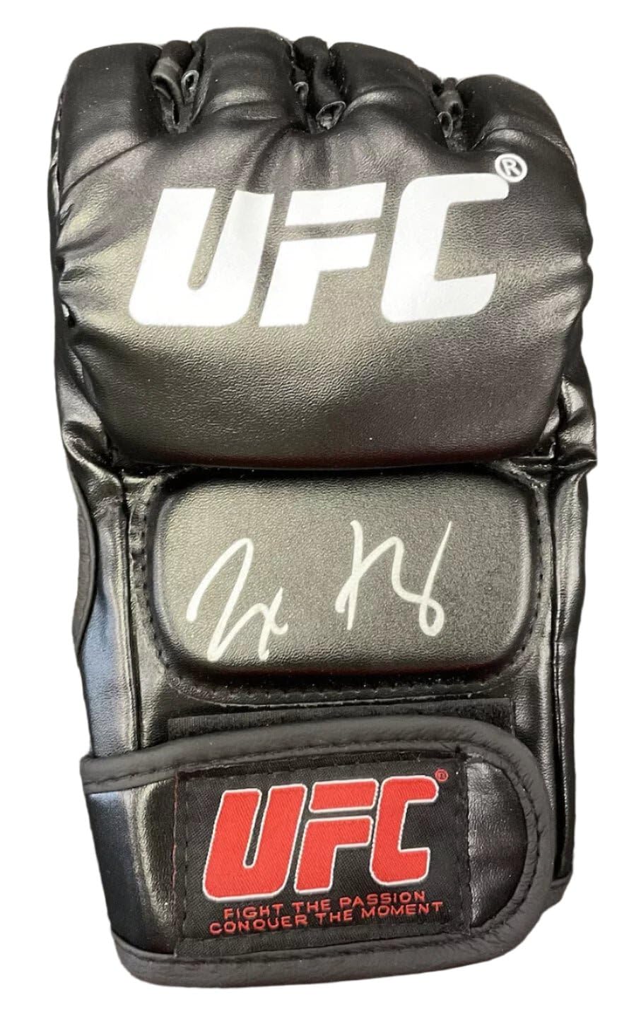 Autographed/Signed Max Holloway UFC MMA Black Fighting Glove Beckett BAS COA Aut