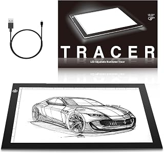 ME456 A4 LED Light Box 14" Light Pad USB Power Light Table for Tracing, | Tattoo Transferring, Drawing, Sketching, Animation, Stenciling, Diamond Art Painting, Home & Classroom Learning Activities