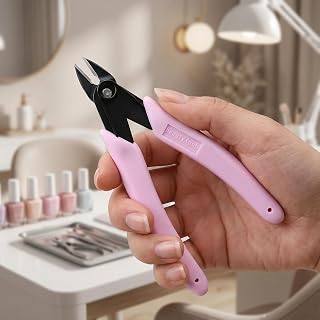 Multifunctional Nail Art Nipper, Professional Rhinestone Remover Tool for Nail Decoration, Diamond Polish Remover, Precision Scissors for Manicure & Pedicure