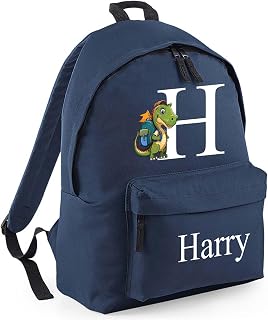 Chicken Craft Personalised Kids Backpack - Custom Rucksack with Name - Multiple Designs & Colours - Ideal for Boys, Girls, Nursery and Primary School Children Back to School