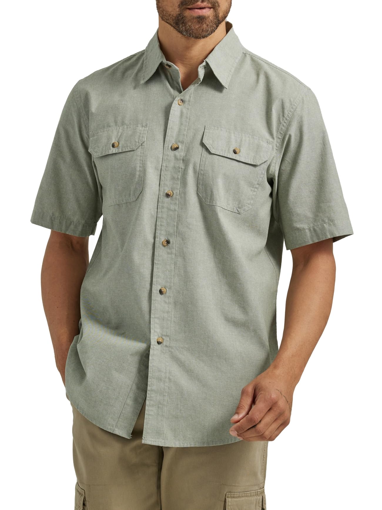 Wrangler Authentics - Men's Classic Short Sleeve Shirt