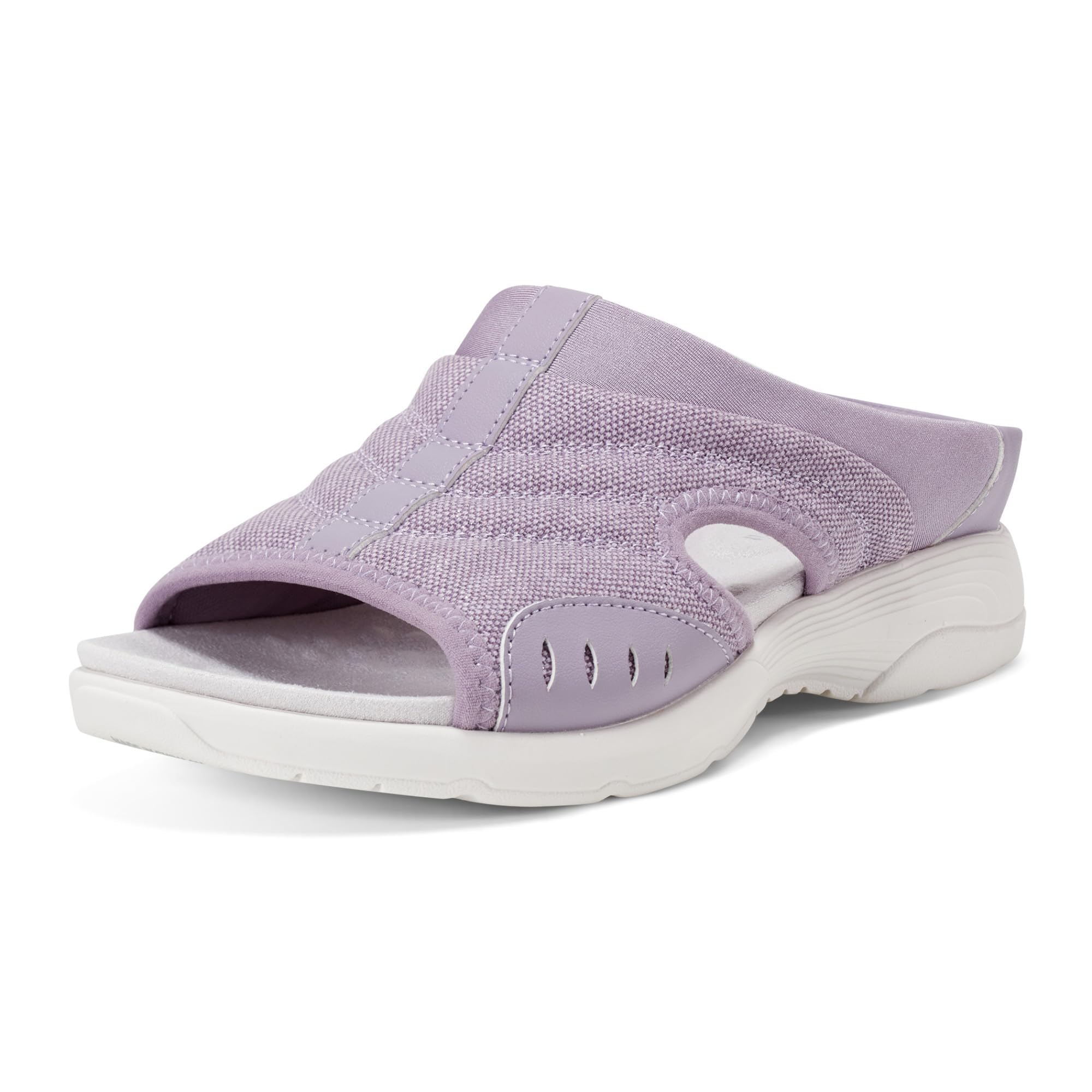 Easy Spirit Sandales plates Traciee7 pour femme, lilas, 35.5 EU