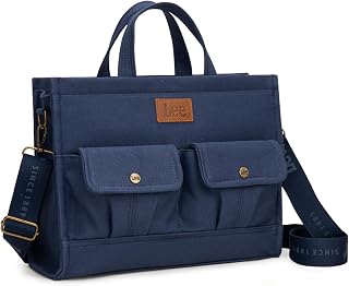 Lee Canvas Tote Bag For Women Medium Laptop Handbag for Work Travel
