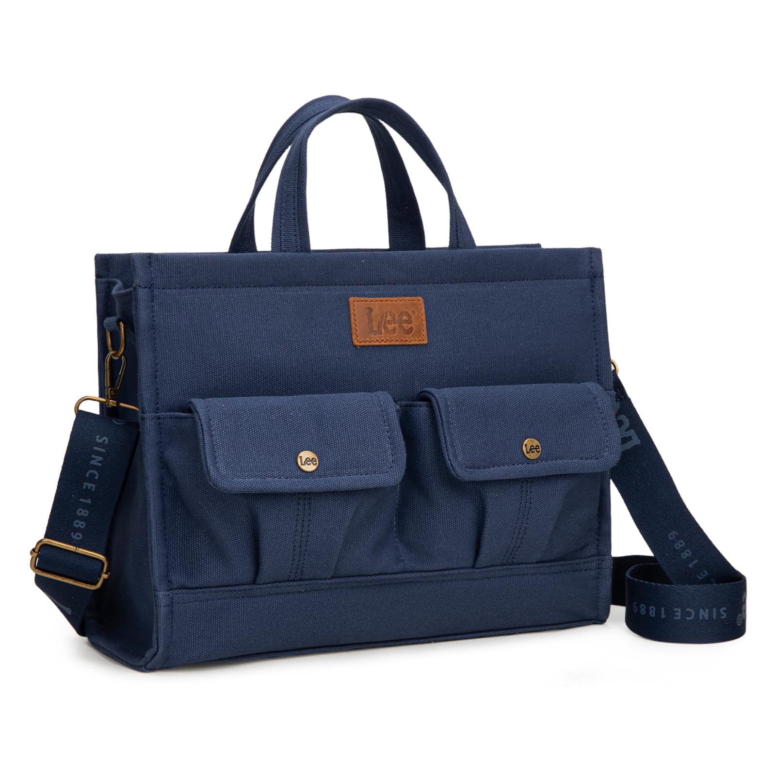 Lee Canvas Tote Bag For Women Medium Laptop Handbag for Work Travel