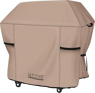 ULTCOVER Waterproof BBQ Grill Cover 52 inch | Heavy Duty 600D Polyester, UV Resistant, Fits 2-4 Burners Outdoor Gas Barbecue Grill