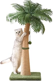 102 cm Tall Palm Tree Cat Scratching Post for Indoor Cats (Style A)