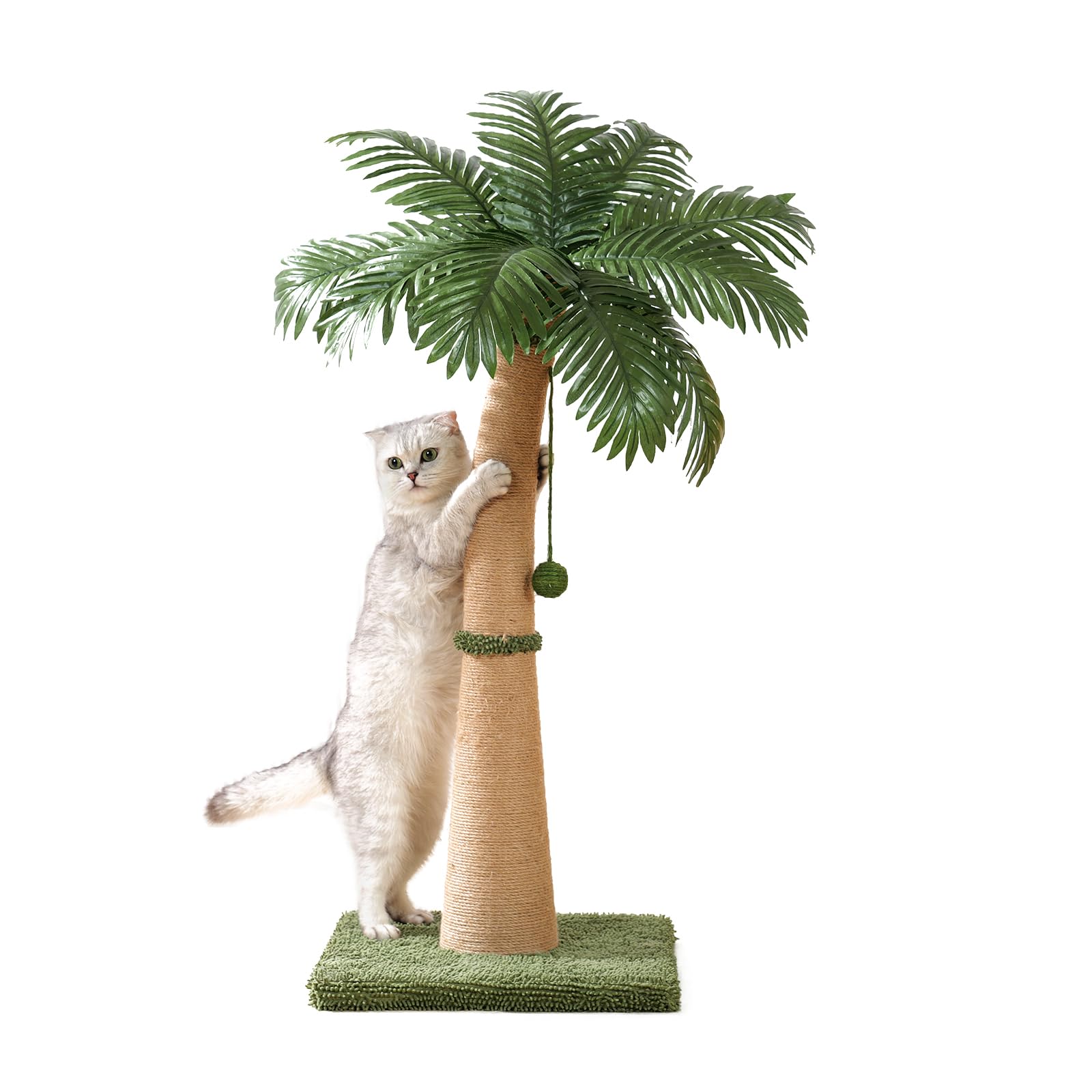 102 cm Tall Palm Tree Cat Scratching Post for Indoor Cats (Style A)