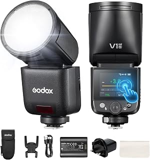 Godox V1 Mid N 55Ws Round Head Camera Flash Speedlight for Nikon