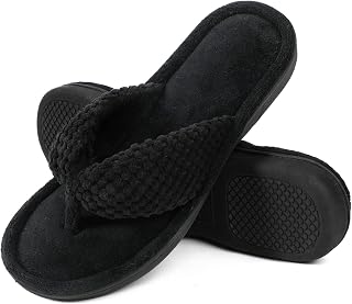 ULTRAIDEAS Women's Popcorn Flip Flop House Slipper with Memory Foam, Gift for Women Mom