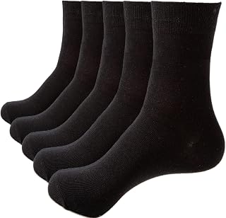 Hocerlu Cotton Socks for Men Women – 5/10 Pack Soft Breathable Crew Socks