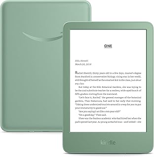 Amazon Kindle 16 GB (2024 model) – Light and compact, with fast page turns, and high contrast ratio – Matcha